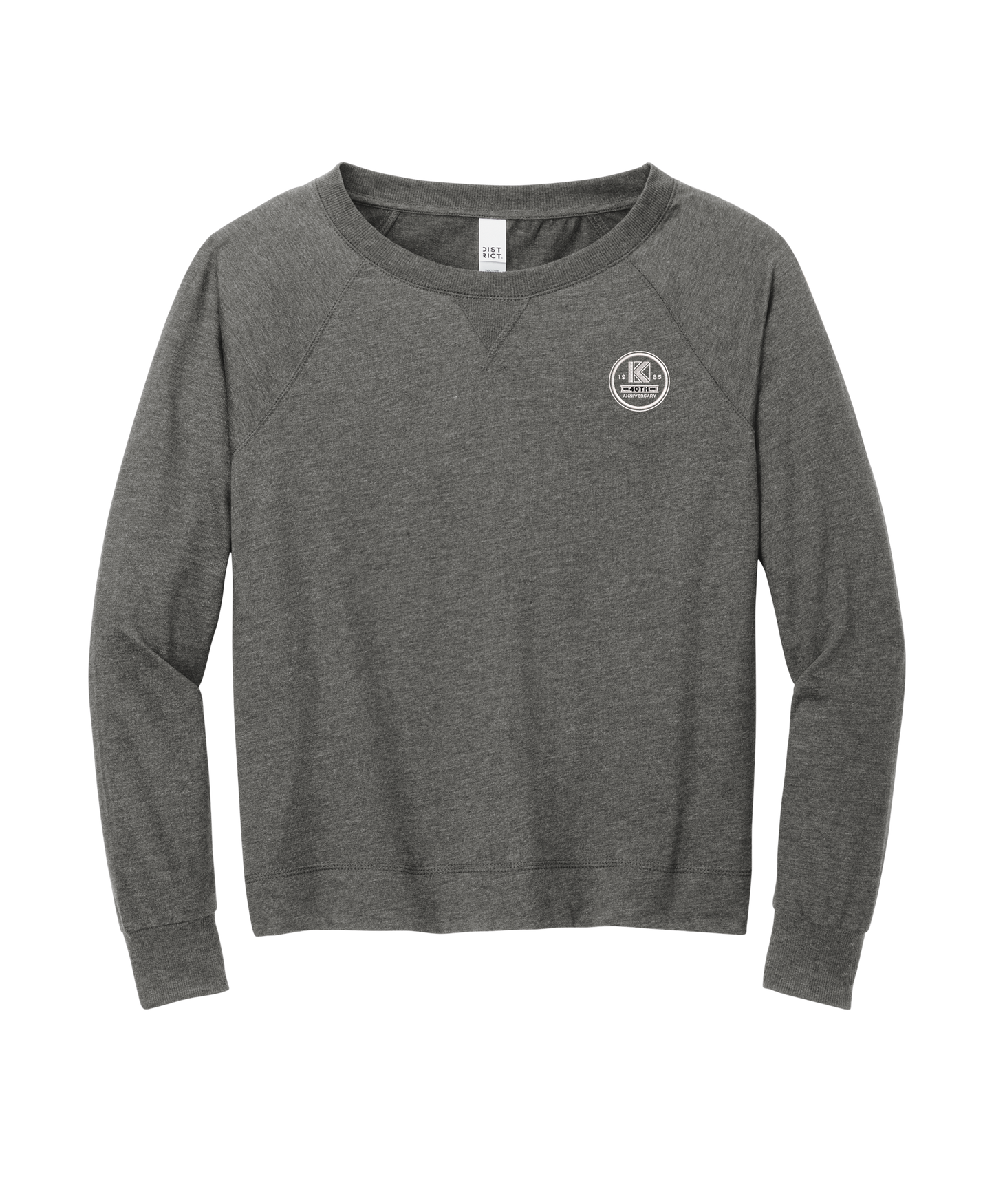 District® Women’s Featherweight French Terry™ Long Sleeve Crewneck