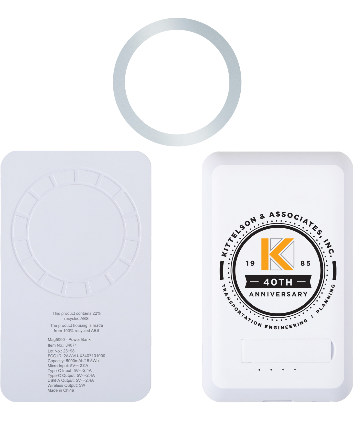 MAG5000 Wireless Magnetic Powerbank