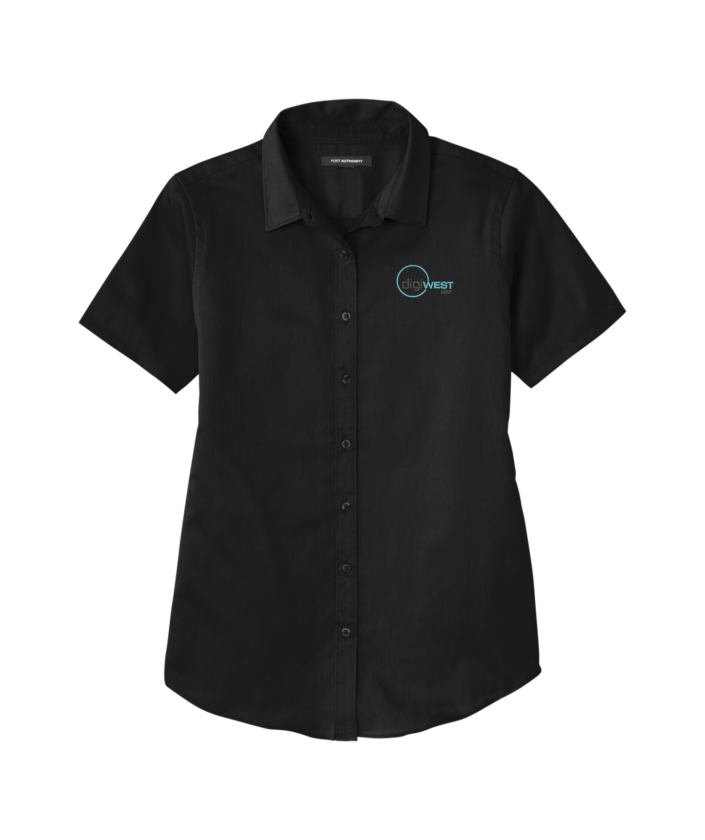 Port Authority® Ladies Short Sleeve SuperPro ™ React ™ Twill Shirt