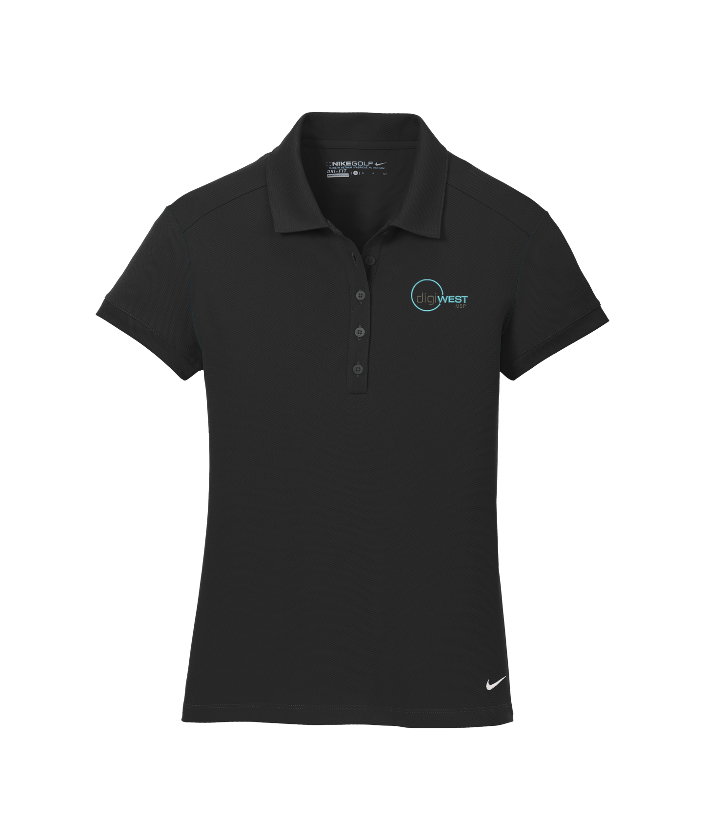 Nike Ladies Dri-FIT Solid Icon Pique Modern Fit Polo