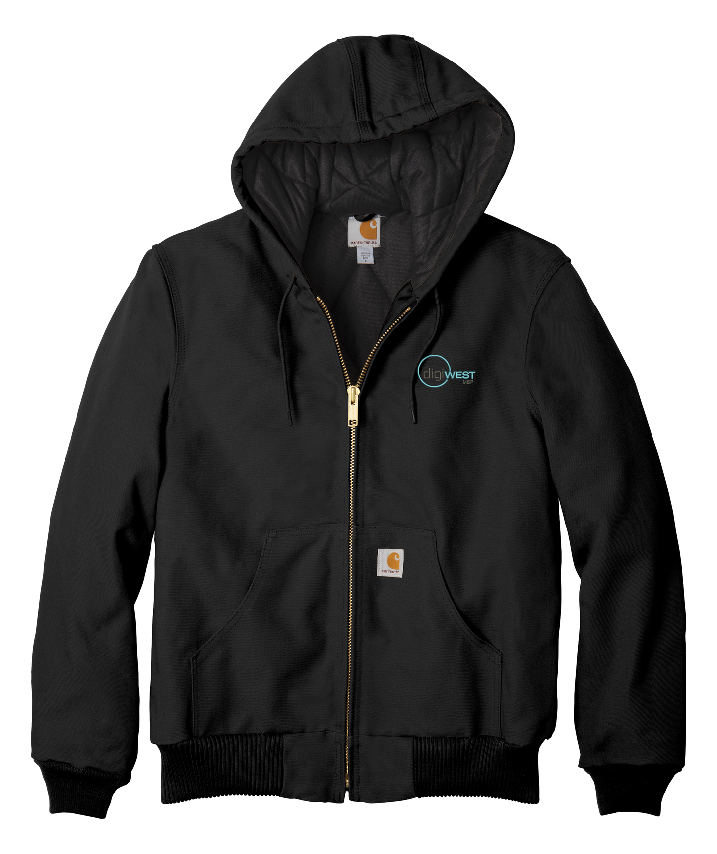 Carhartt ® Quilted-Flannel-Lined Duck Active Jac
