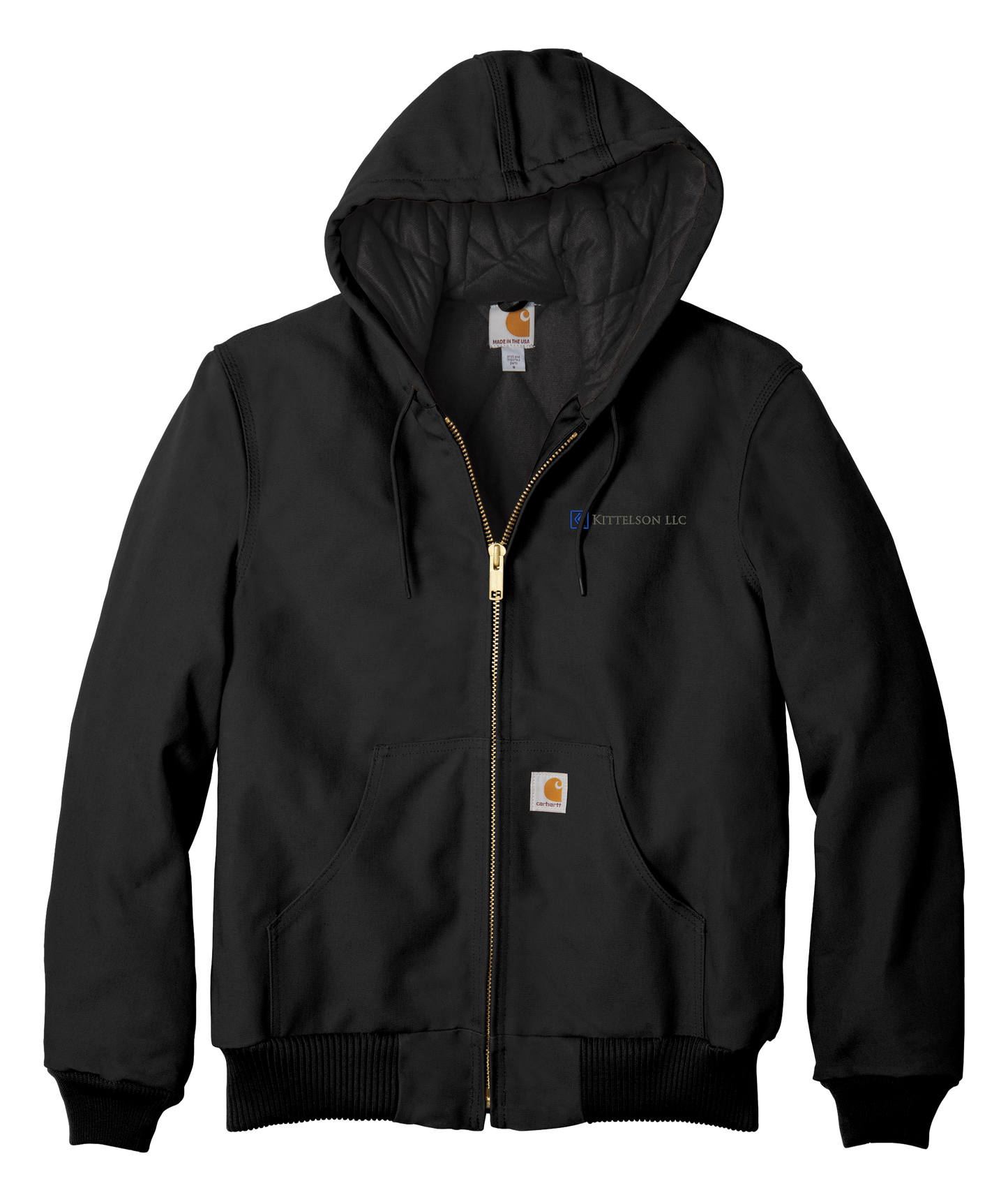 Carhartt ® Quilted-Flannel-Lined Duck Active Jac
