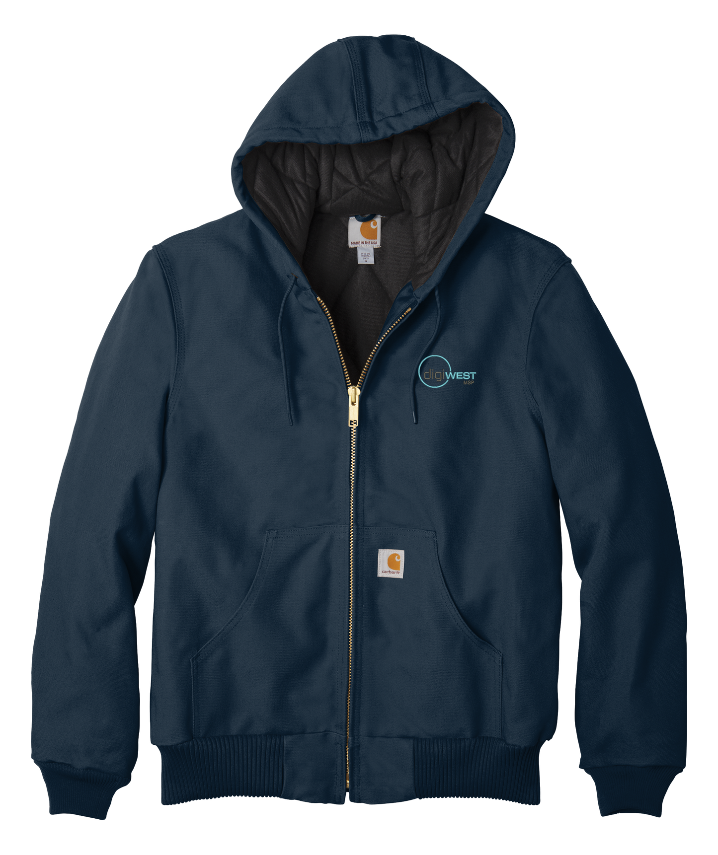 Carhartt ® Quilted-Flannel-Lined Duck Active Jac