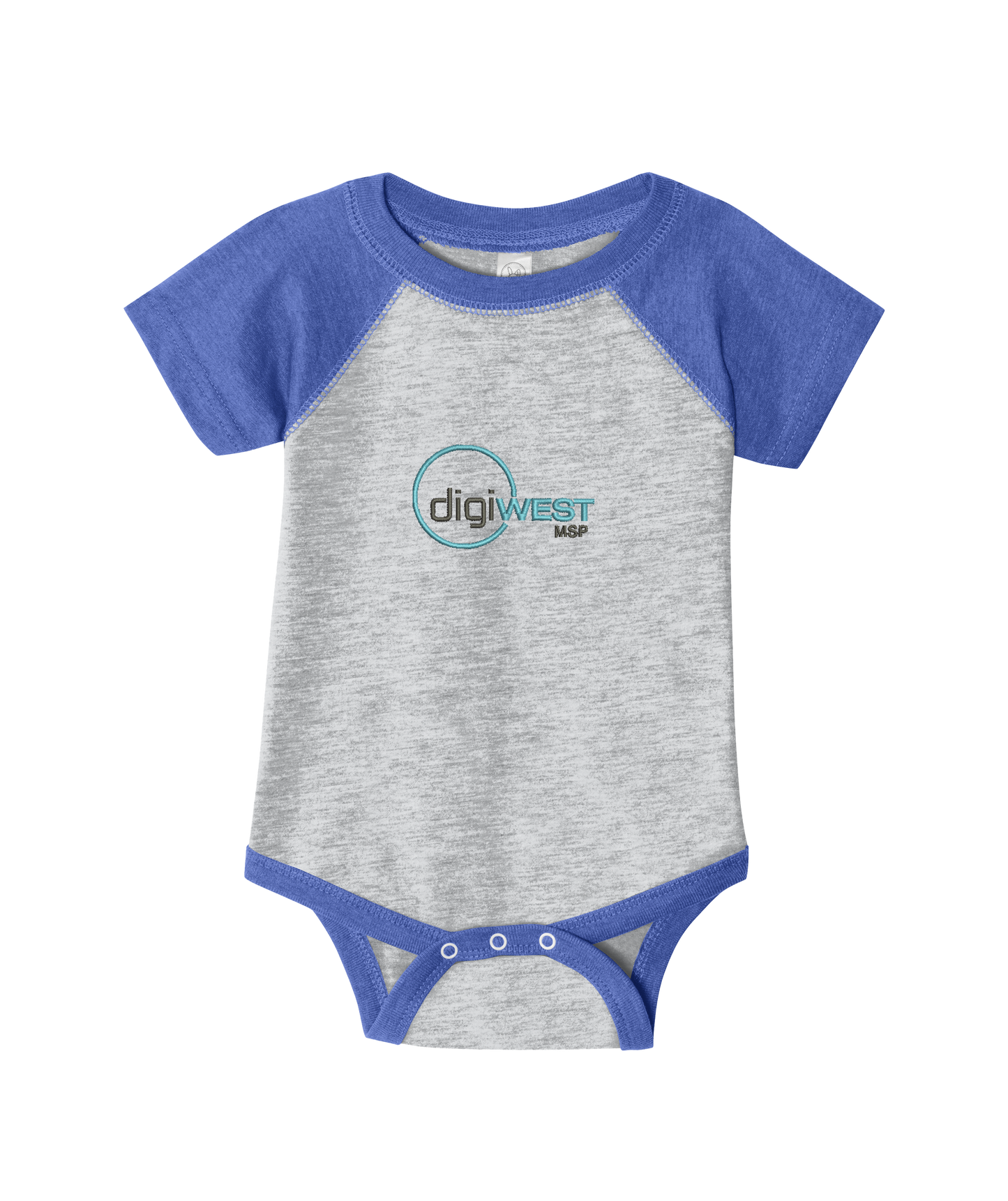 Rabbit Skins™ Infant Baseball Fine Jersey Bodysuit