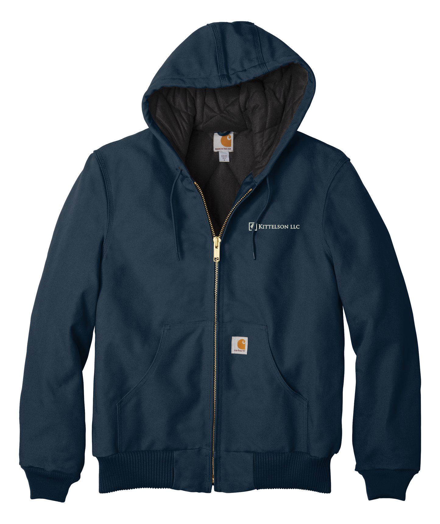 Carhartt ® Quilted-Flannel-Lined Duck Active Jac
