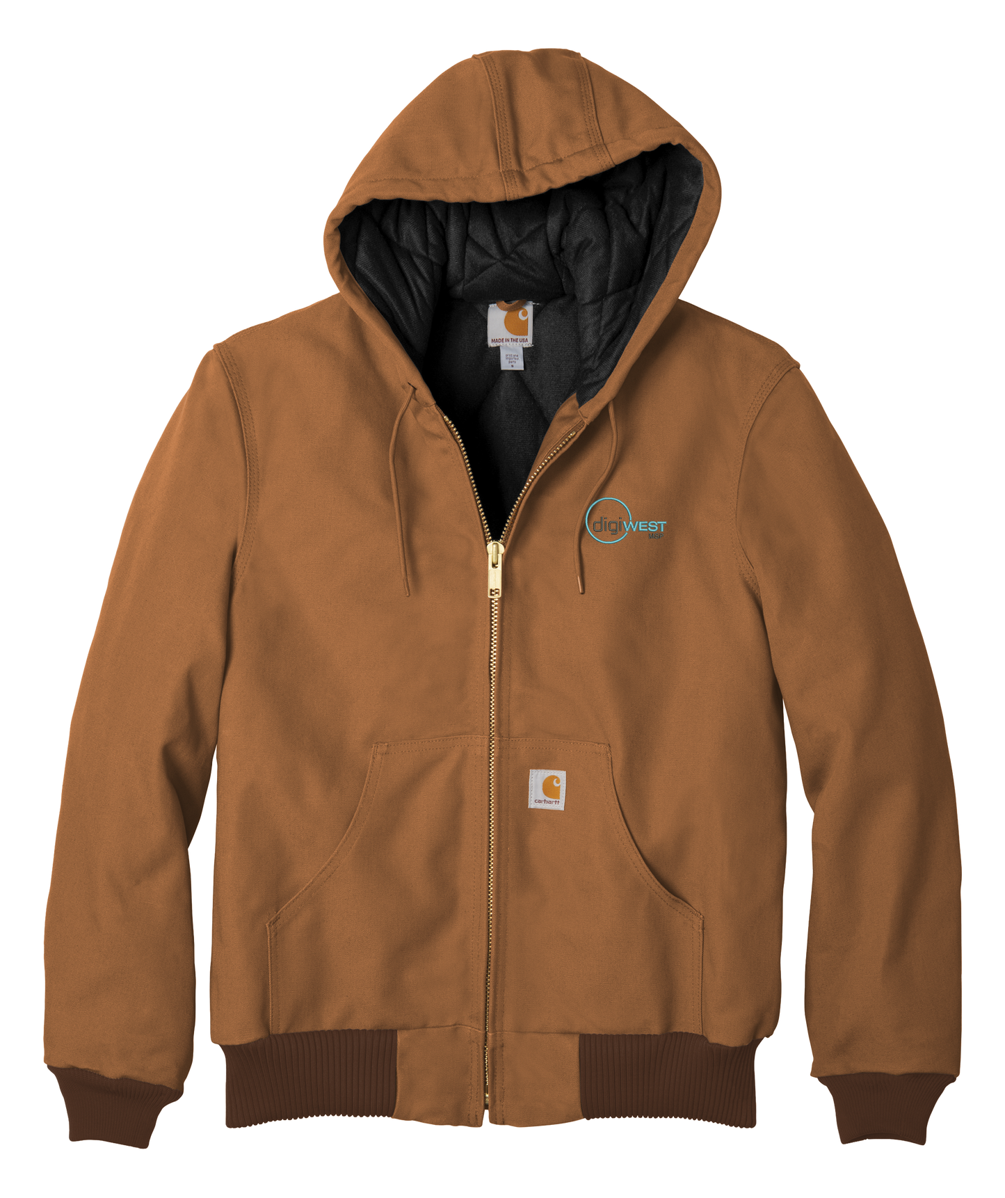 Carhartt ® Quilted-Flannel-Lined Duck Active Jac