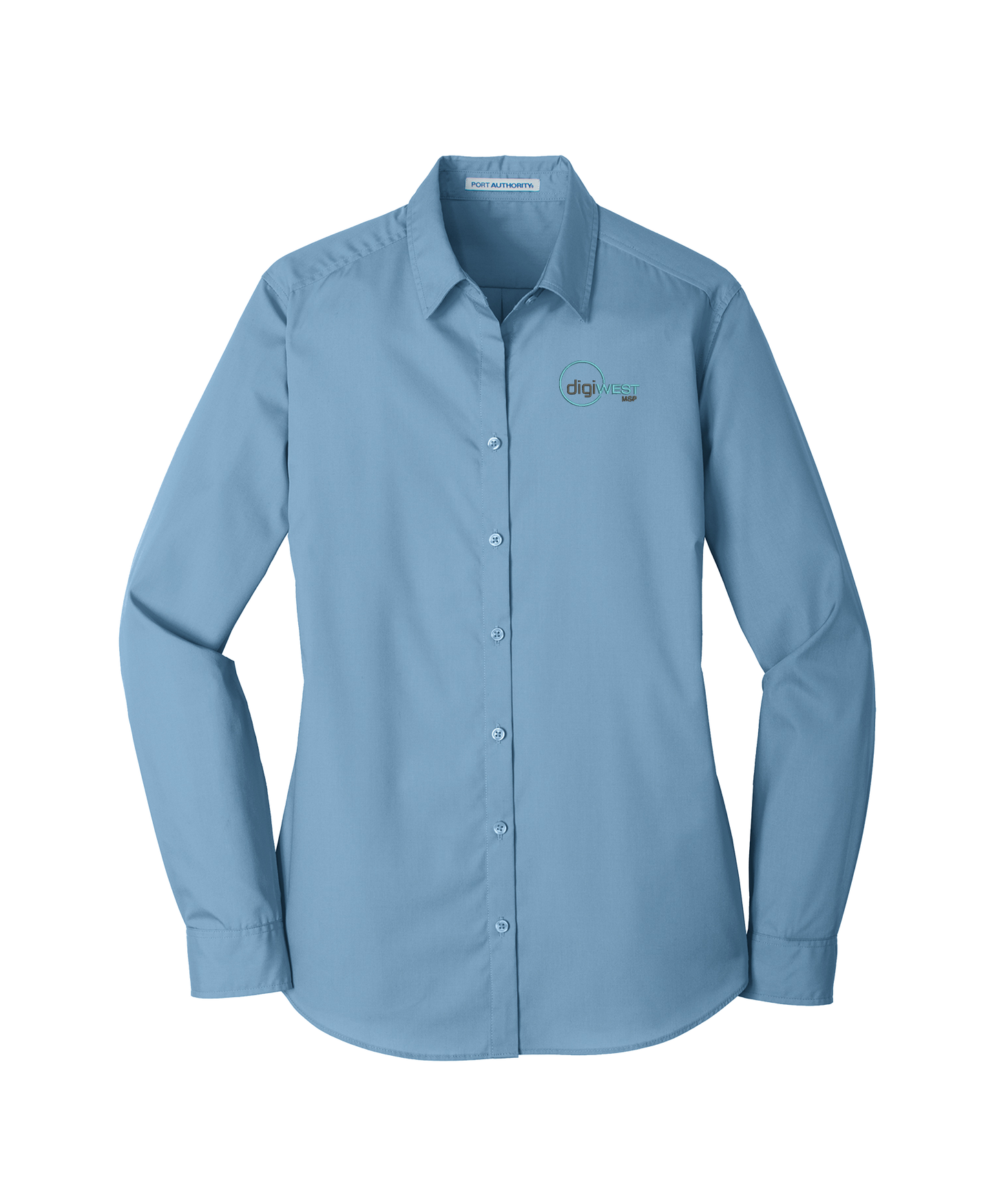 Port Authority® Ladies Long Sleeve Carefree Poplin Shirt
