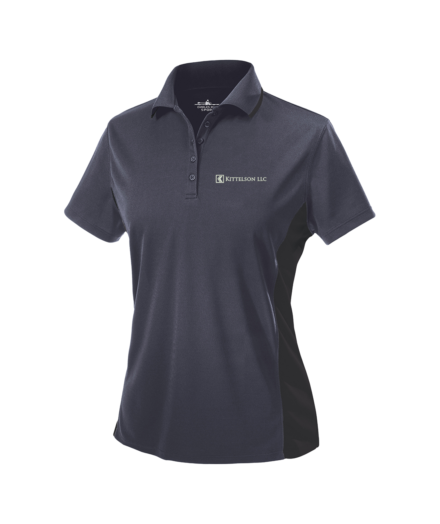 Charles River Women's Color Blocked Wicking Polo