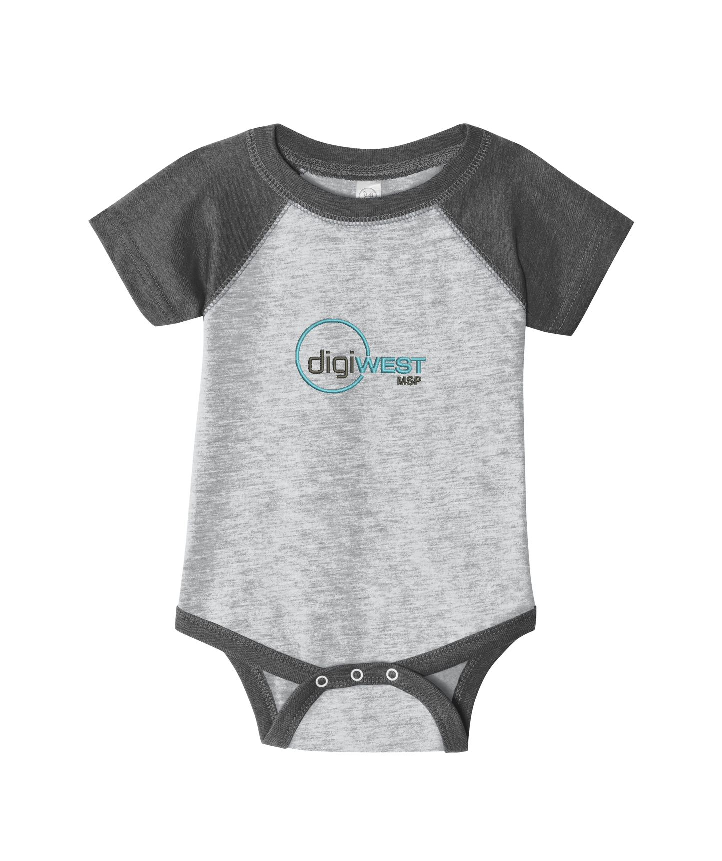 Rabbit Skins™ Infant Baseball Fine Jersey Bodysuit