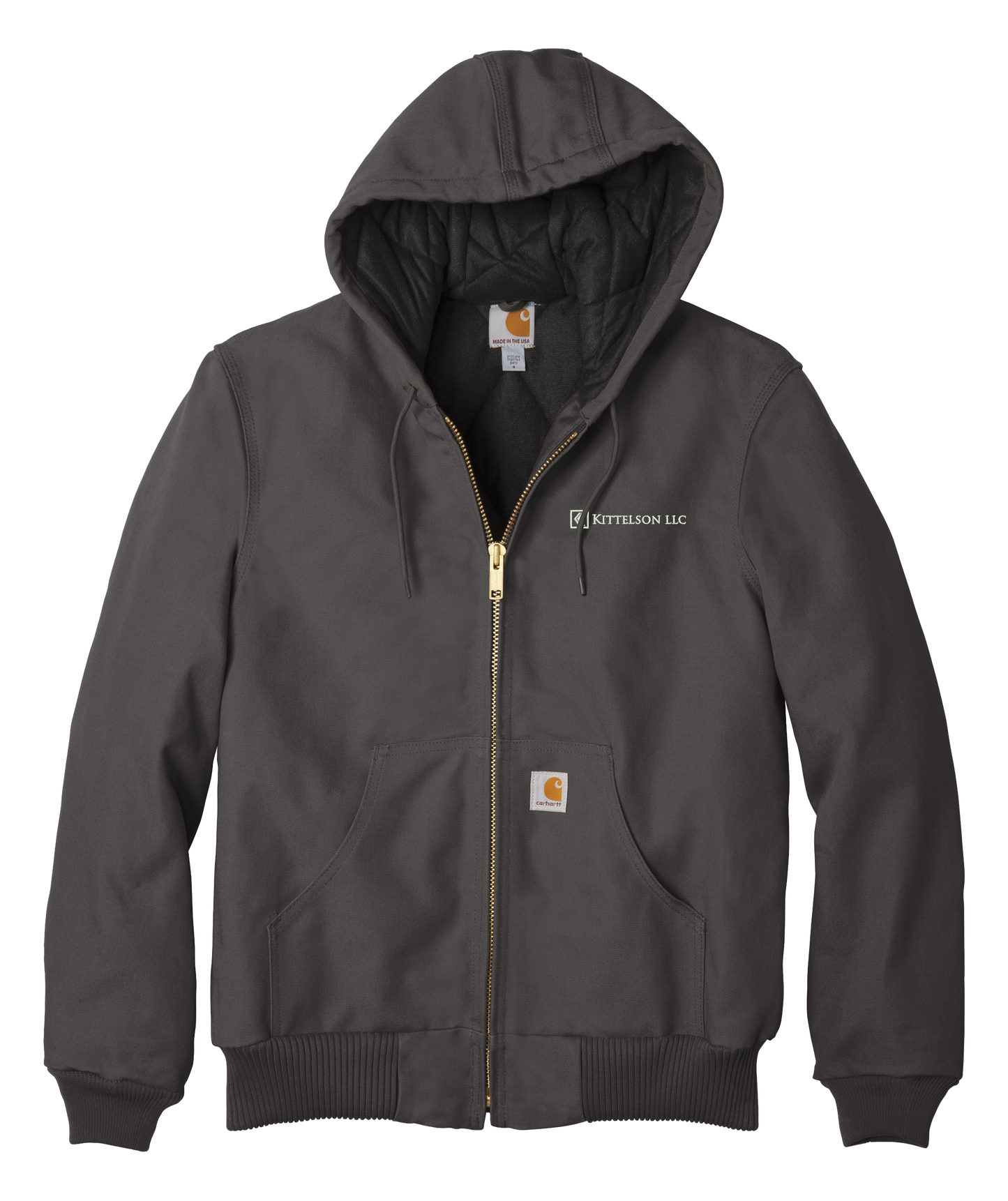 Carhartt ® Quilted-Flannel-Lined Duck Active Jac