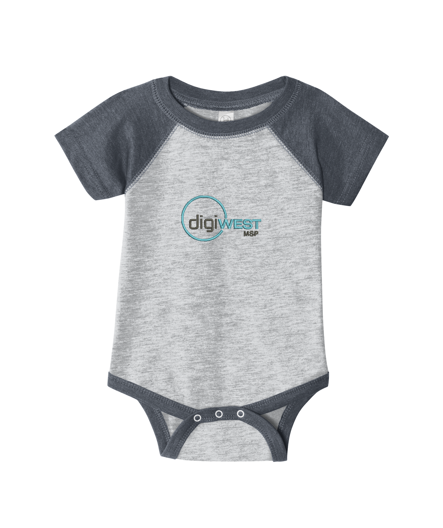 Rabbit Skins™ Infant Baseball Fine Jersey Bodysuit