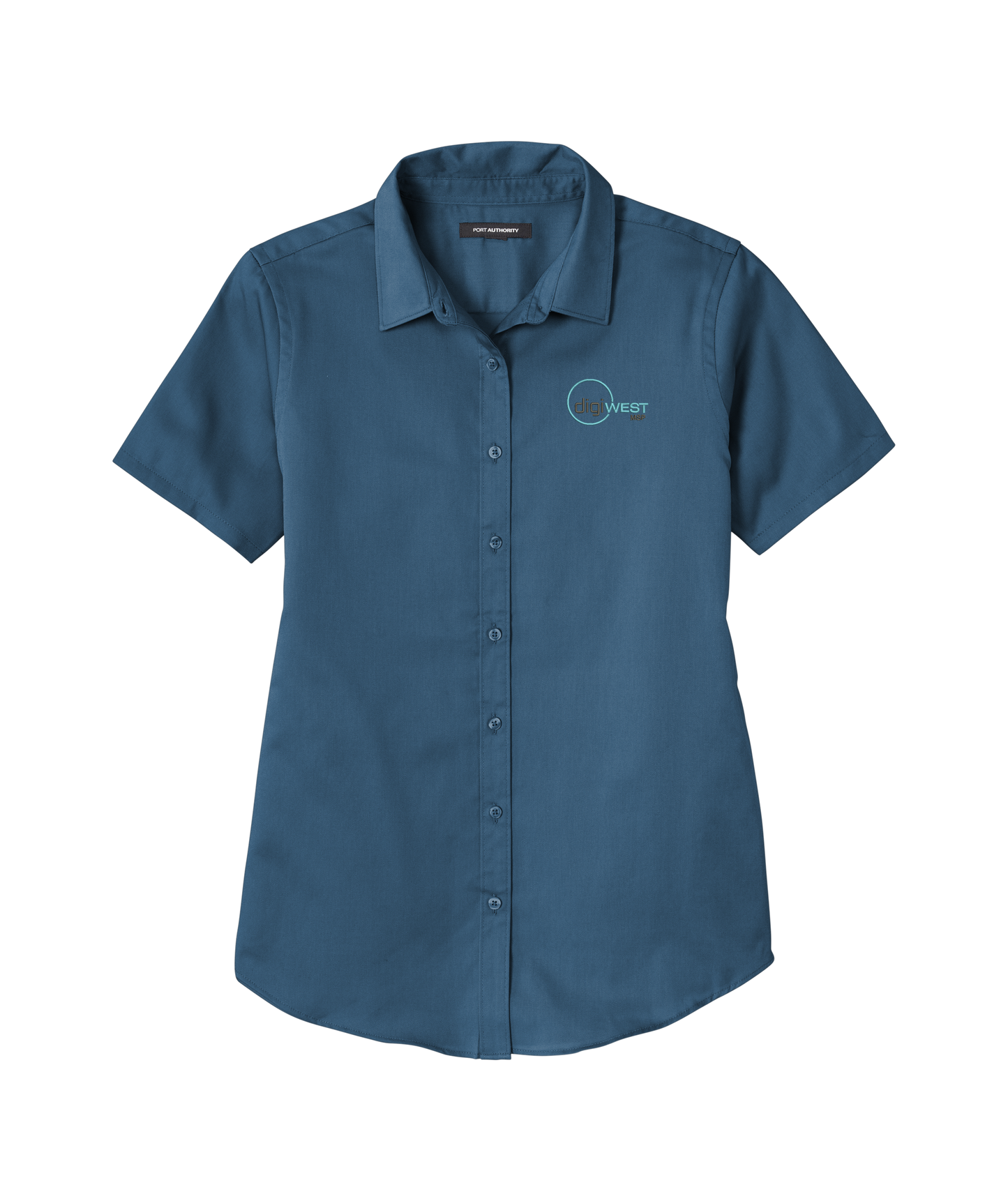 Port Authority® Ladies Short Sleeve SuperPro ™ React ™ Twill Shirt