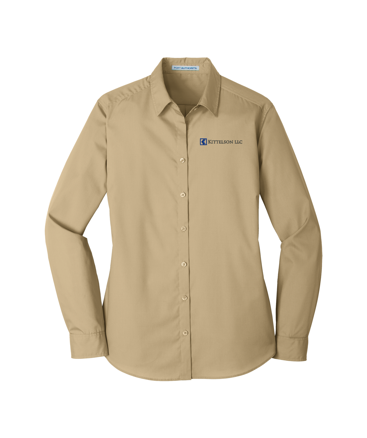 Port Authority® Ladies Long Sleeve Carefree Poplin Shirt
