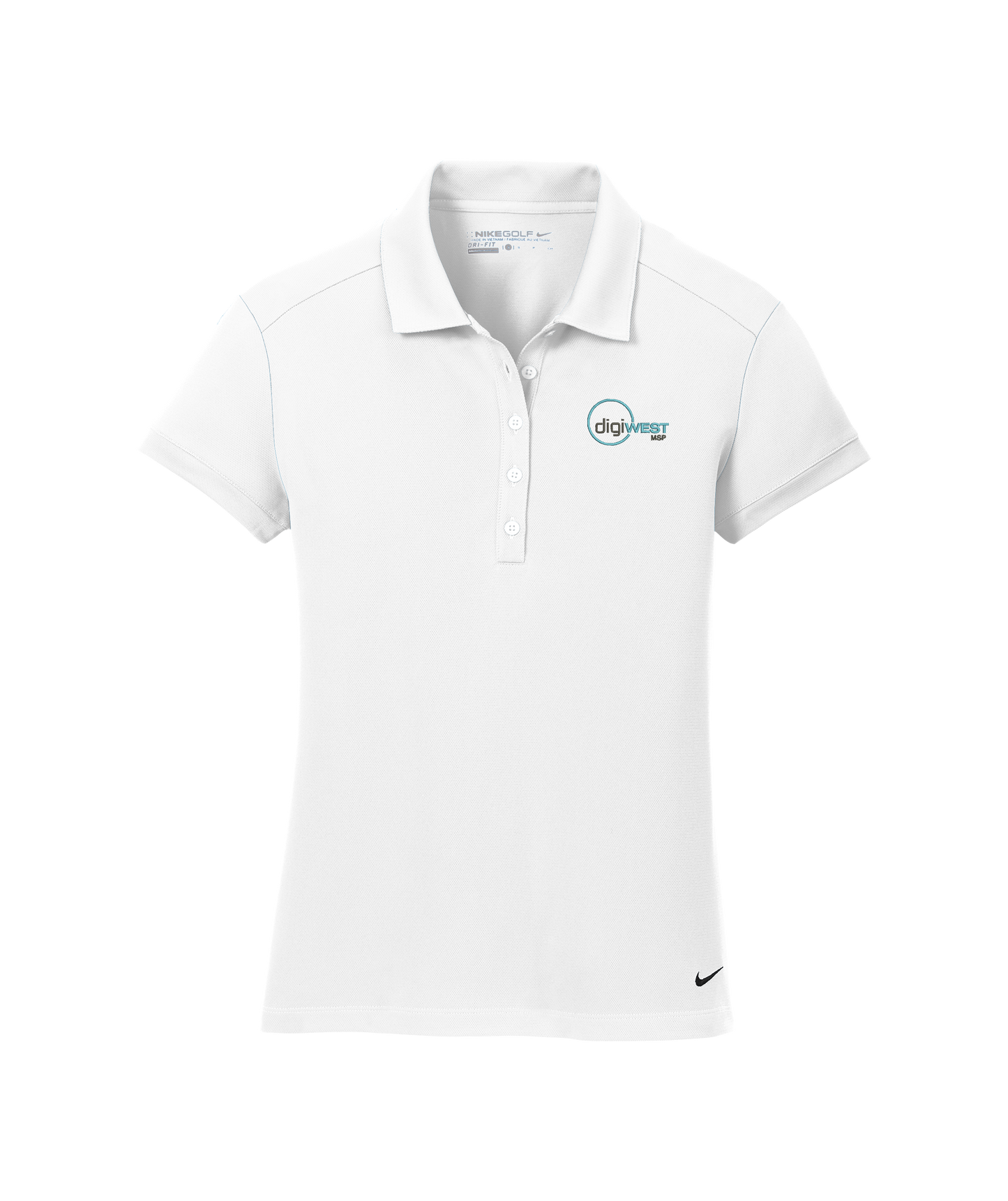 Nike Ladies Dri-FIT Solid Icon Pique Modern Fit Polo