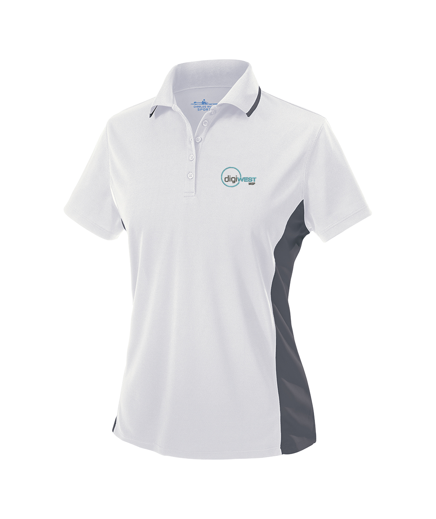 Charles River Women's Color Blocked Wicking Polo