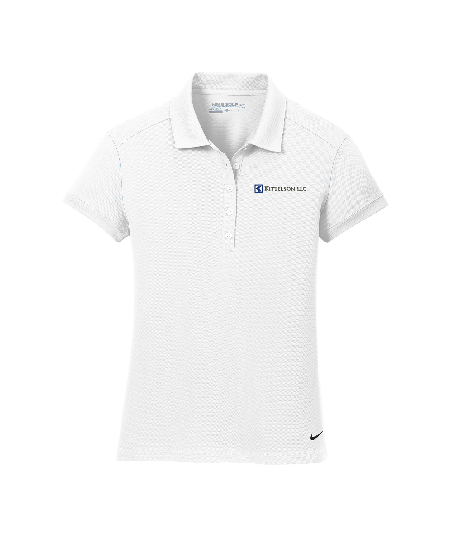 Nike Ladies Dri-FIT Solid Icon Pique Modern Fit Polo