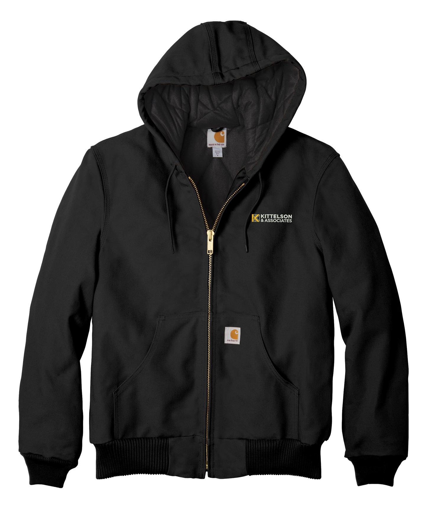 Carhartt ® Quilted-Flannel-Lined Duck Active Jac