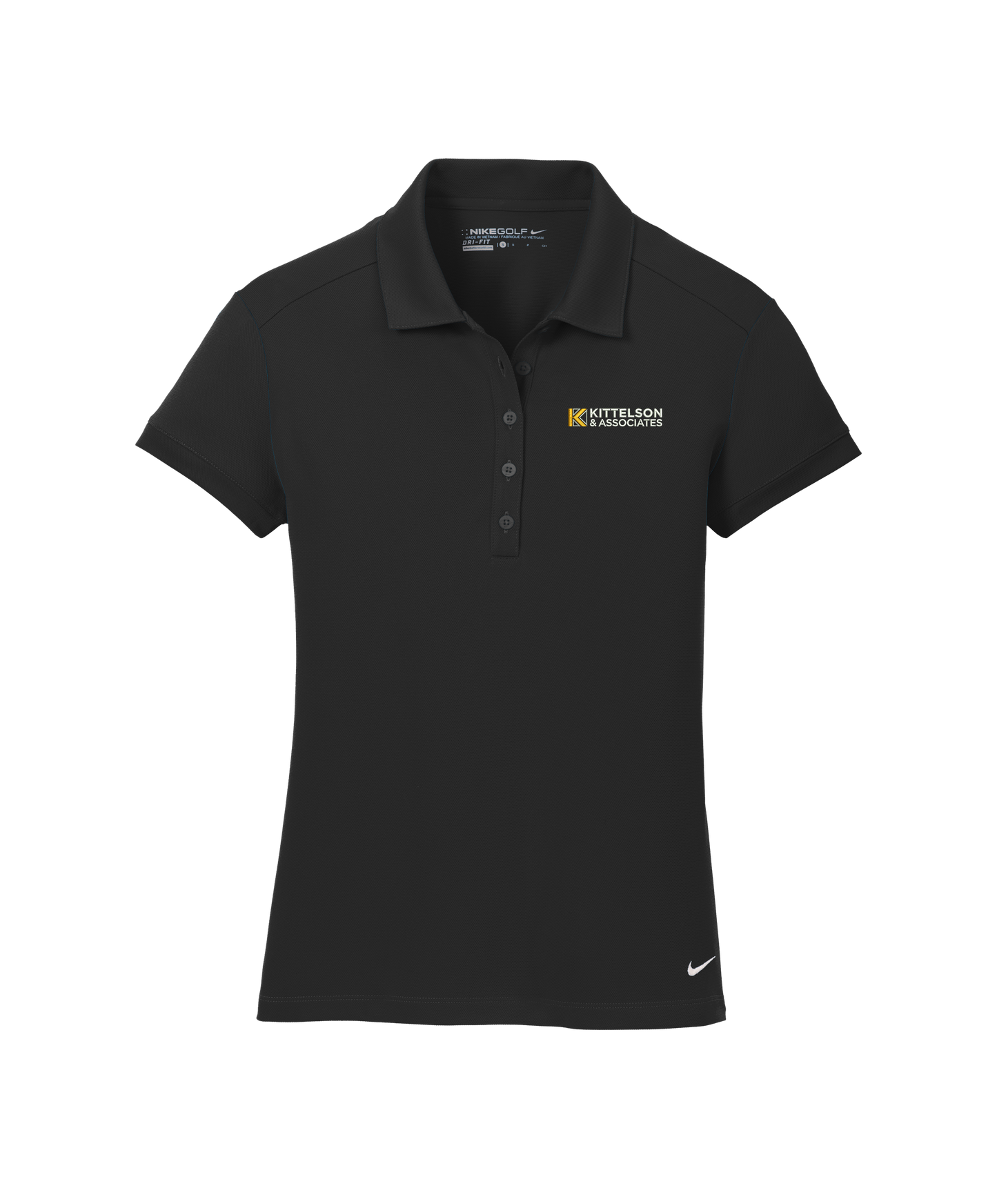 Nike Ladies Dri-FIT Solid Icon Pique Modern Fit Polo