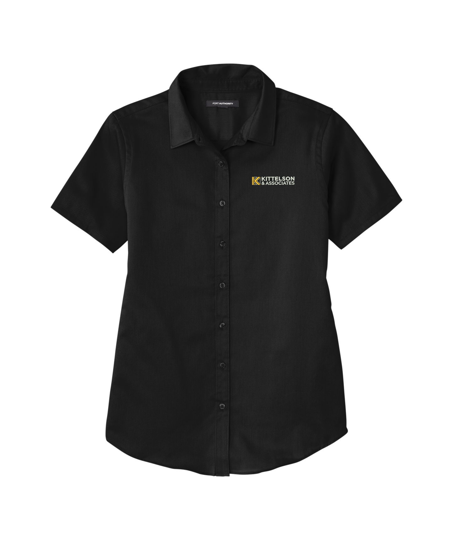 Port Authority® Ladies Short Sleeve SuperPro ™ React ™ Twill Shirt