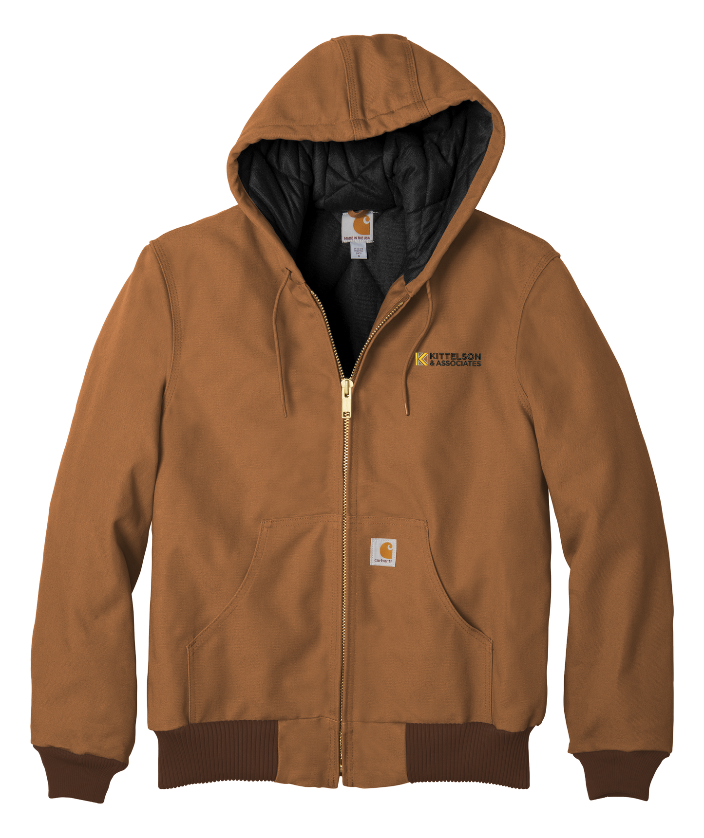 Carhartt ® Quilted-Flannel-Lined Duck Active Jac