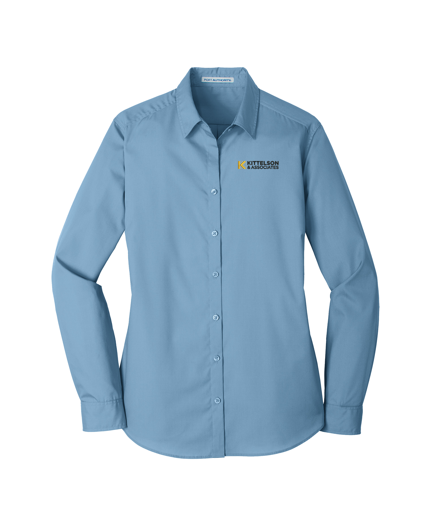 Port Authority® Ladies Long Sleeve Carefree Poplin Shirt