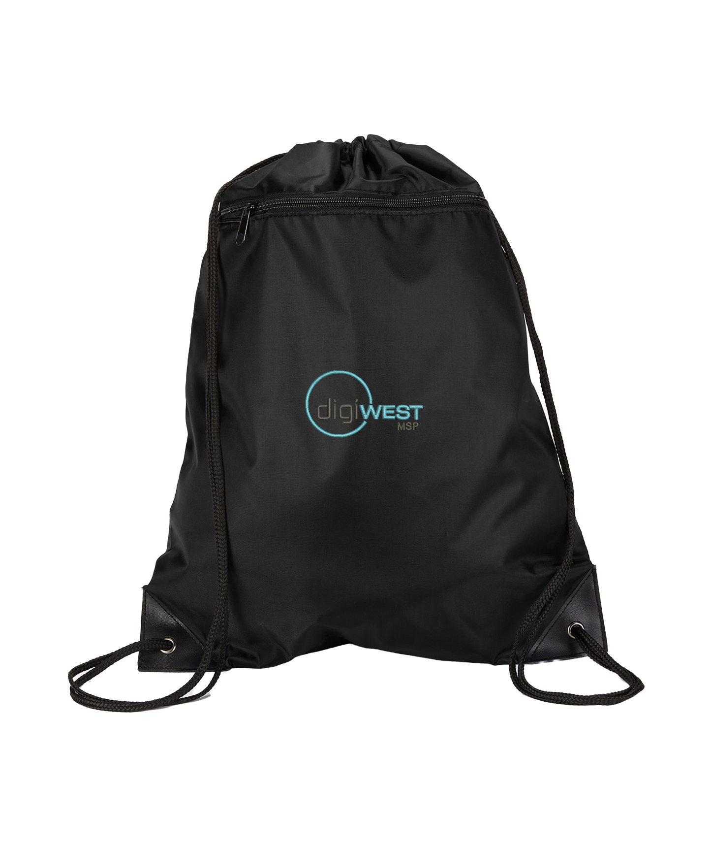 Liberty Bags Zipper Drawstring Backpack