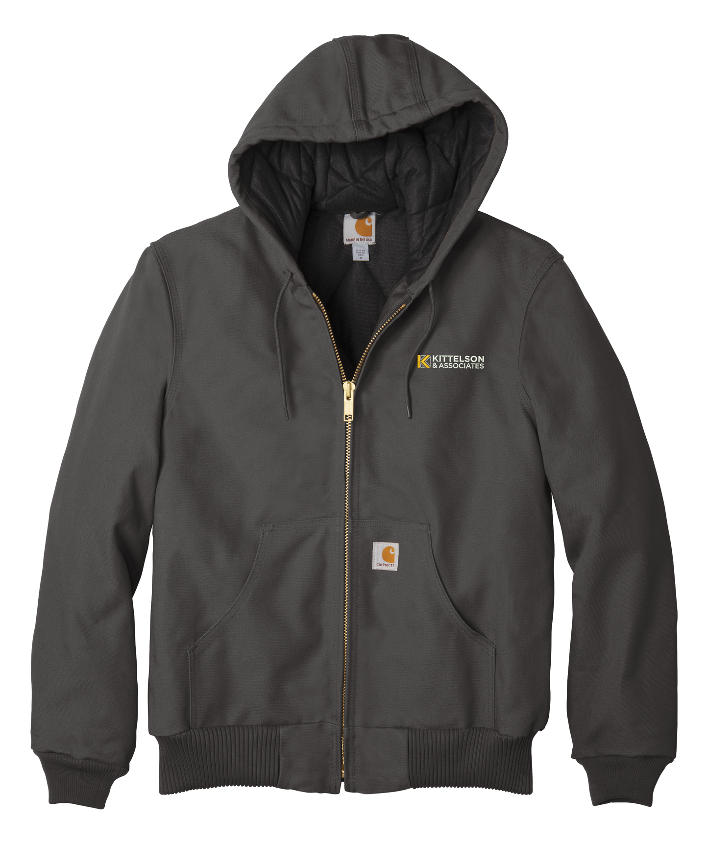 Carhartt ® Quilted-Flannel-Lined Duck Active Jac