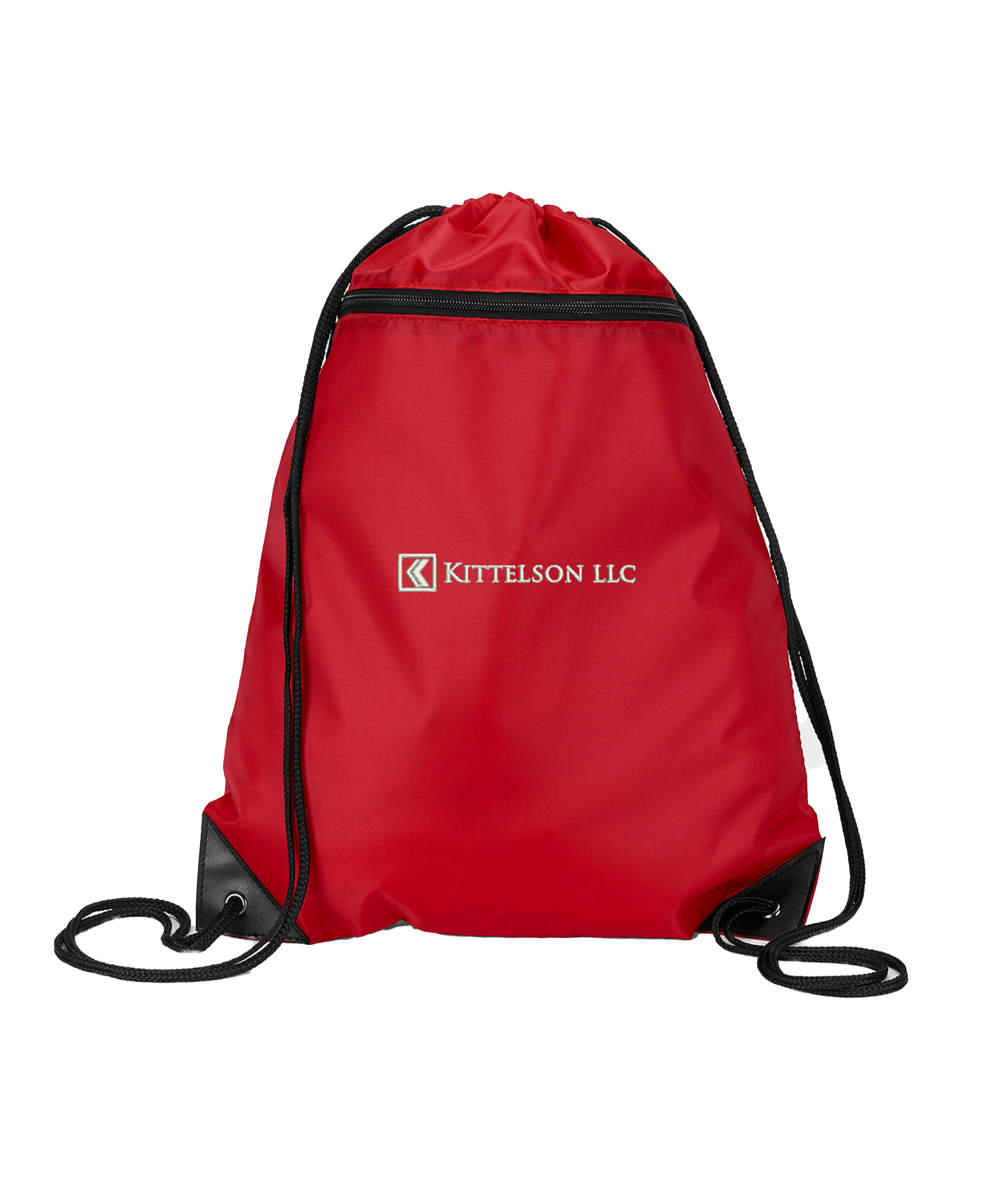 Liberty Bags Zipper Drawstring Backpack