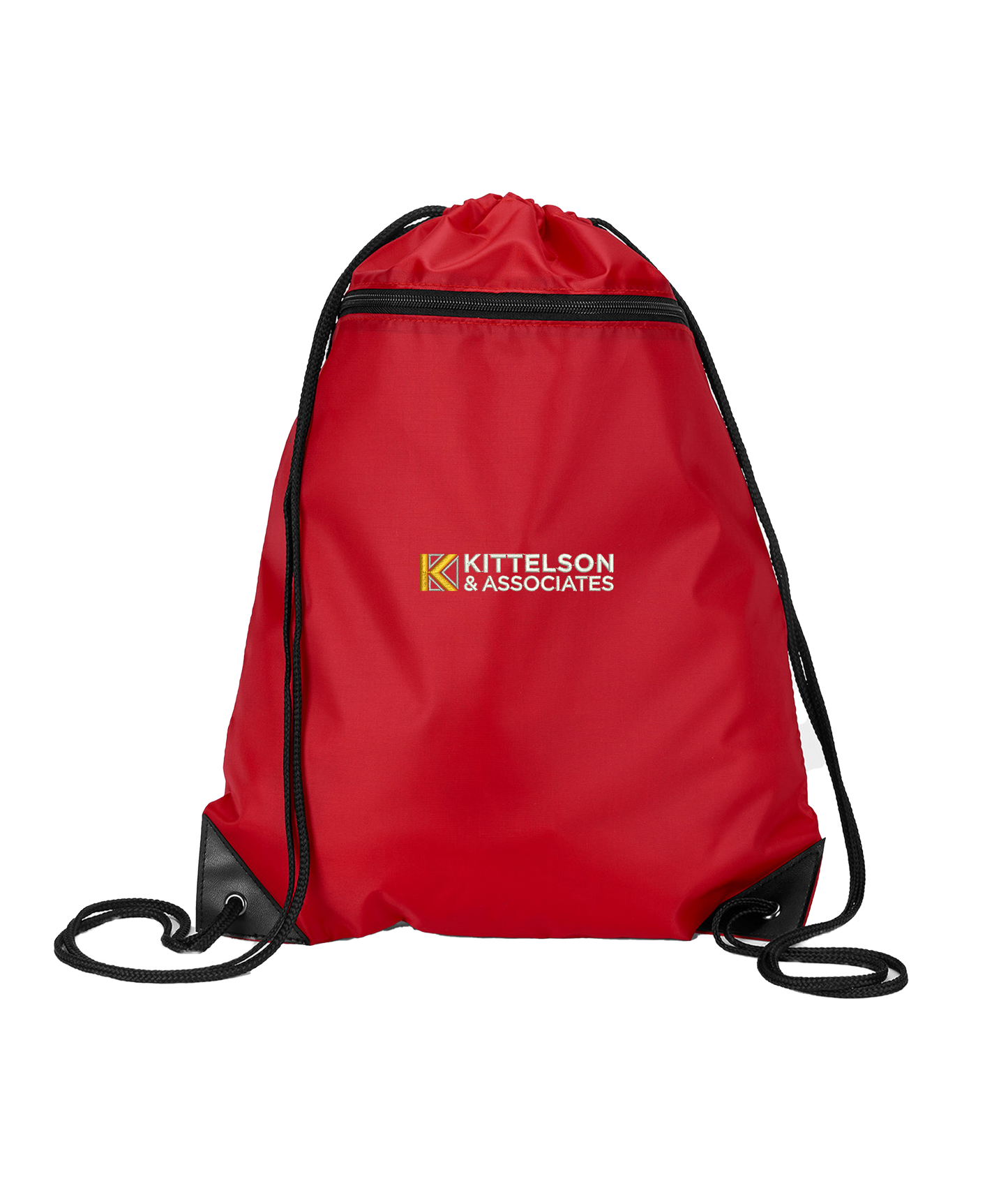 Liberty Bags Zipper Drawstring Backpack