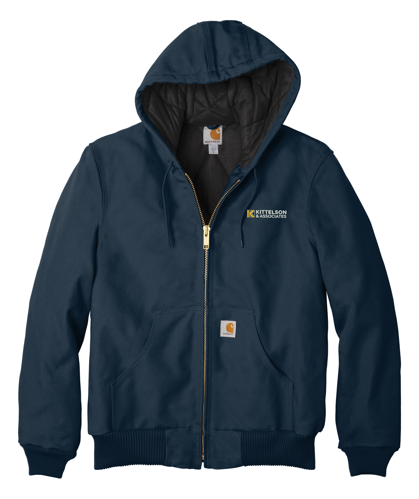 Carhartt ® Quilted-Flannel-Lined Duck Active Jac