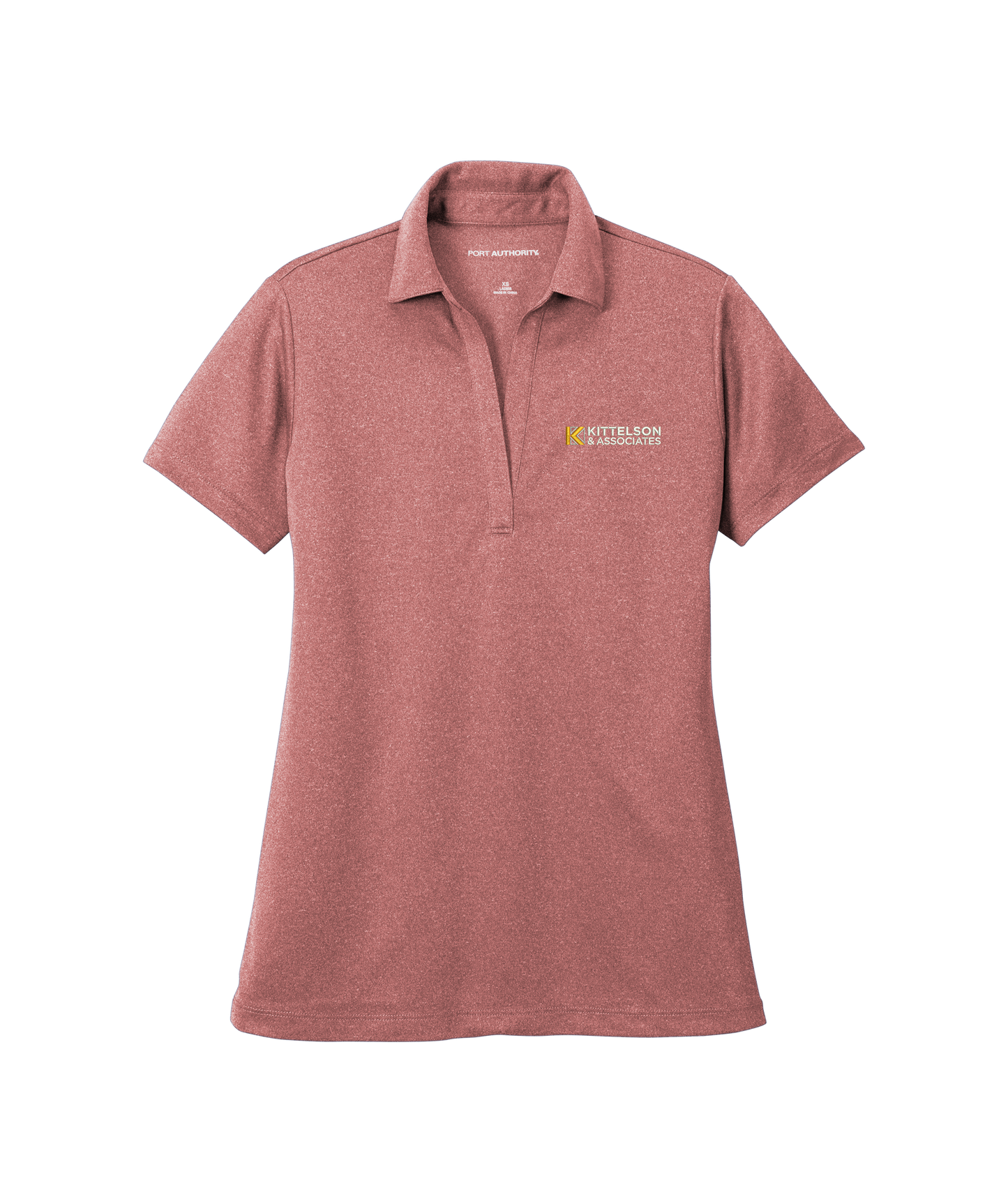 Port Authority® Ladies Heathered Silk Touch™ Performance Polo