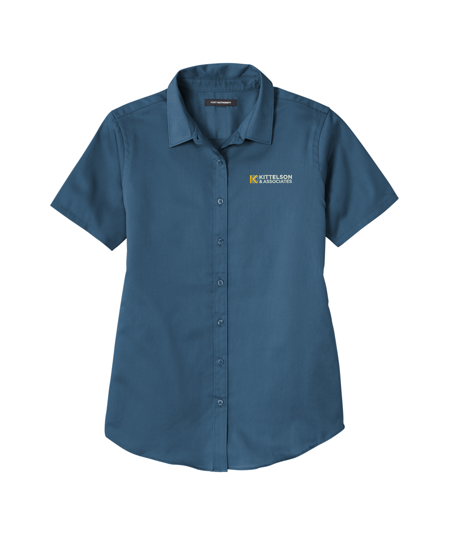 Port Authority® Ladies Short Sleeve SuperPro ™ React ™ Twill Shirt