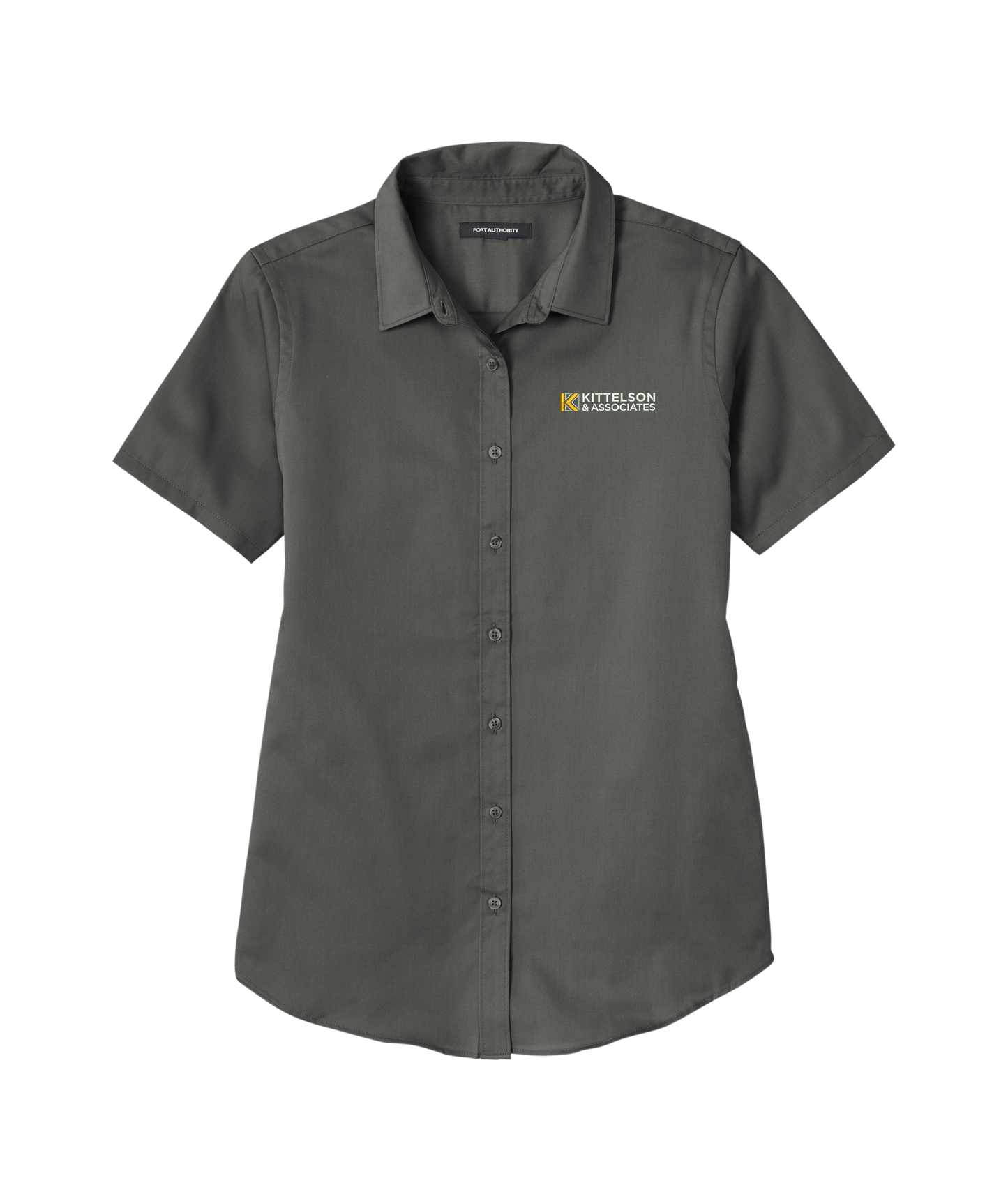 Port Authority® Ladies Short Sleeve SuperPro ™ React ™ Twill Shirt
