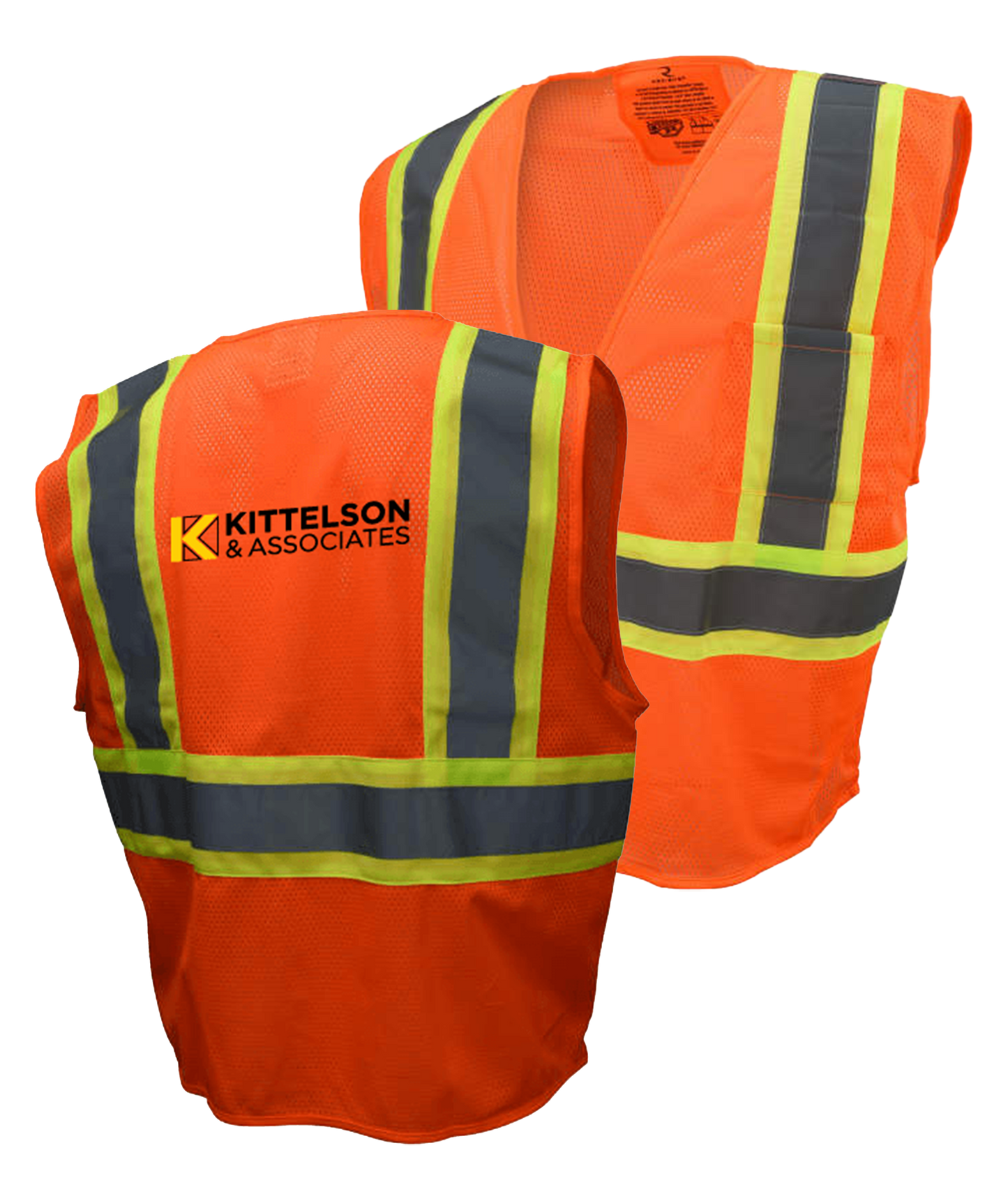 Radians SV22-2 Economy Type R Class 2 Safety Vest with Two-Tone Trim