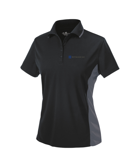 Charles River Women's Color Blocked Wicking Polo