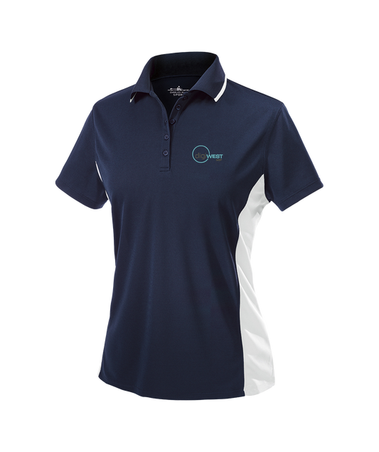 Charles River Women's Color Blocked Wicking Polo