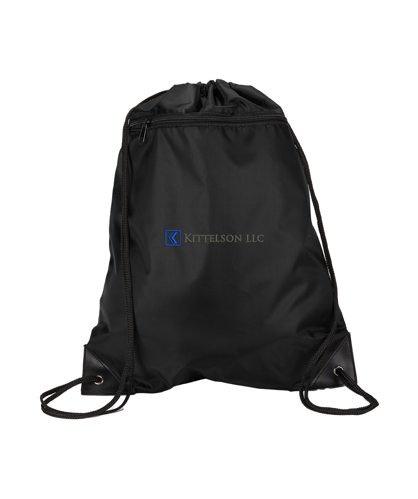 Liberty Bags Zipper Drawstring Backpack